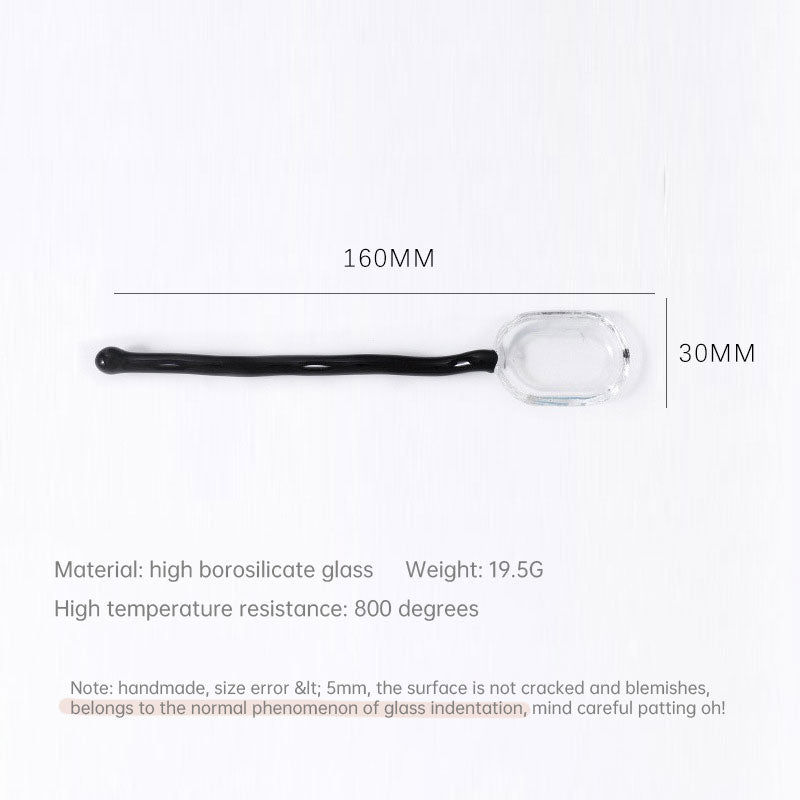 Colored Glass Bowl, Fruit Salad Bowl, Soup Bowl, Tableware, Household Heat-Resistant Transparent Rice Bowl, Spoon Set Julia M Home & Kitchen