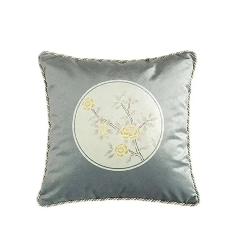 Floral Camellia Velvet Cushion Cover - Julia M LifeStyles