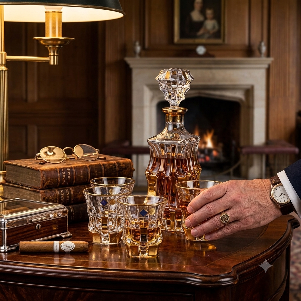 Prague Reserve Aurelia Gold Crystal Whiskey Set™