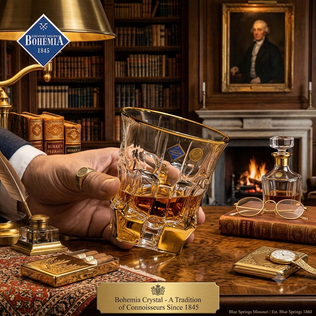 Prague Reserve Aurelia Gold Crystal Whiskey Set™