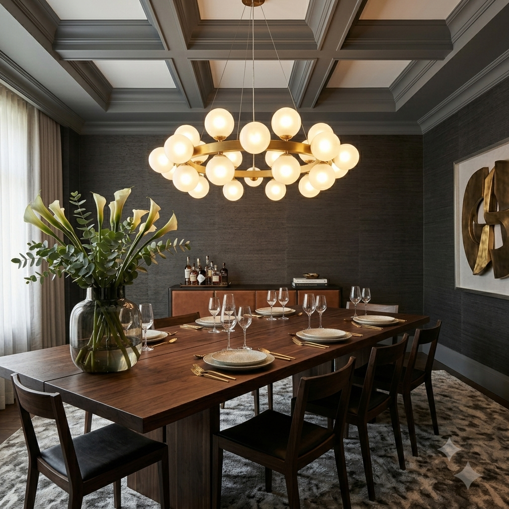 Aurelia Bubble Glass Pendant Chandelier