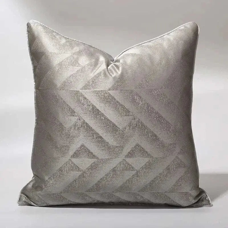 Geometric Jacquard Pillow Cover - Julia M LifeStyles