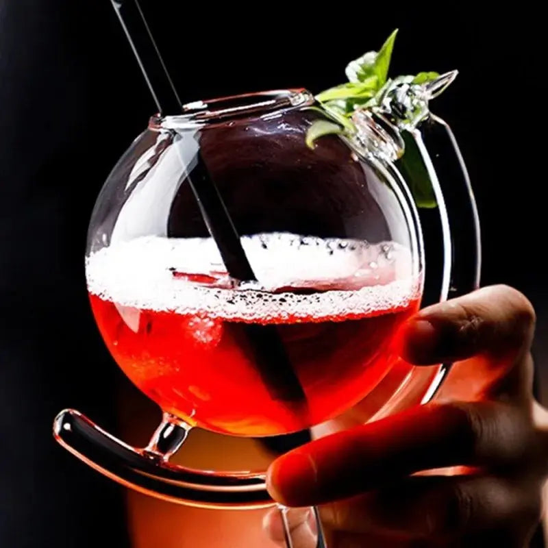 Globe Bubble Martini Glass by Julia M Lifestyles - Julia M LifeStyles