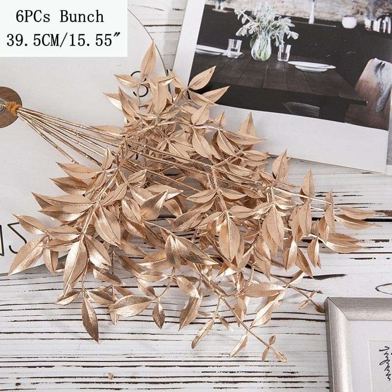 Gold Artificial Plant Bouquet - Julia M LifeStyles