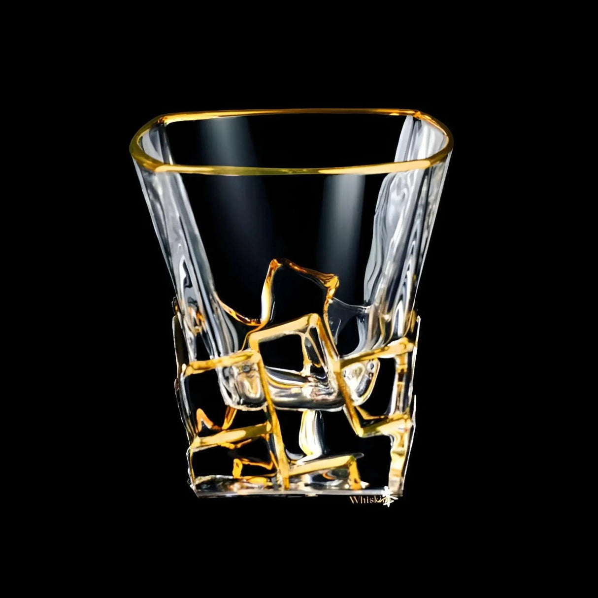 Gold Line Crystal Whiskey Glass Set - Julia M LifeStyles