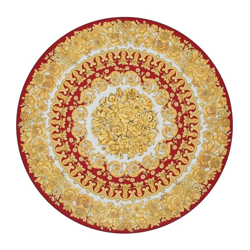 Gold Round Carpets - Julia M LifeStyles