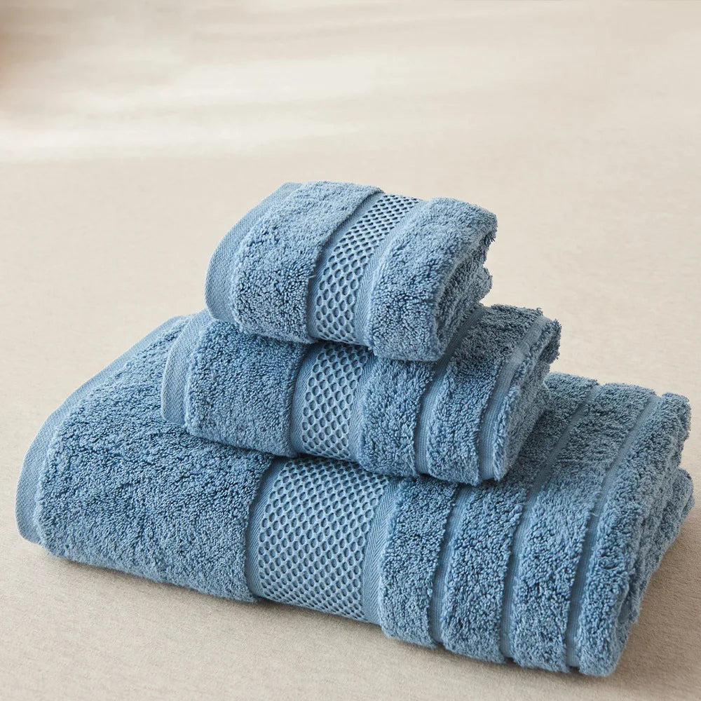 pure cotton Bath Towel face Towels Egyptian cotton High-end hotel thickened wash towel SPA Towel set Strong water absorption - Julia M LifeStyles