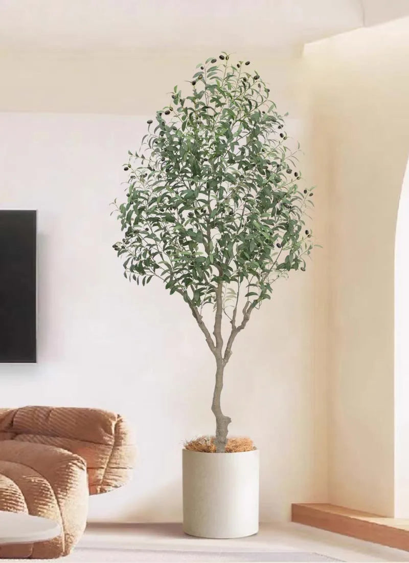 Nearly Natural Small 1meter 6 Feet 6ft Large Fake Artificial Plants Outdoor 9 Feet 8 Ft 2.1m 2m Big Potted Faux Olive Tree Julia M LifeStyles