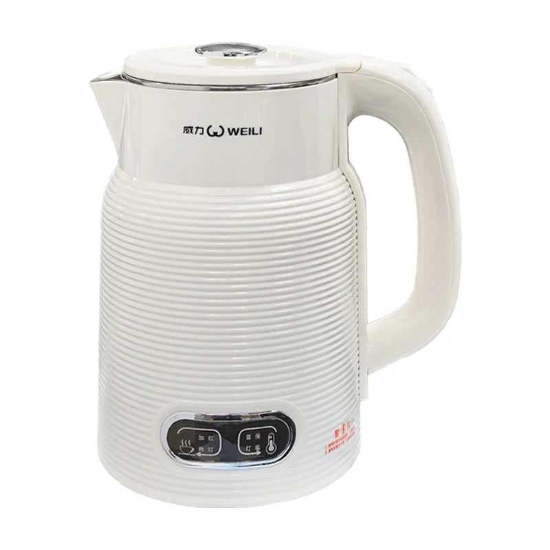 Portable Stainless Steel Electric Kettle with Temperature Control and Power-Off Feature Julia M LifeStyles