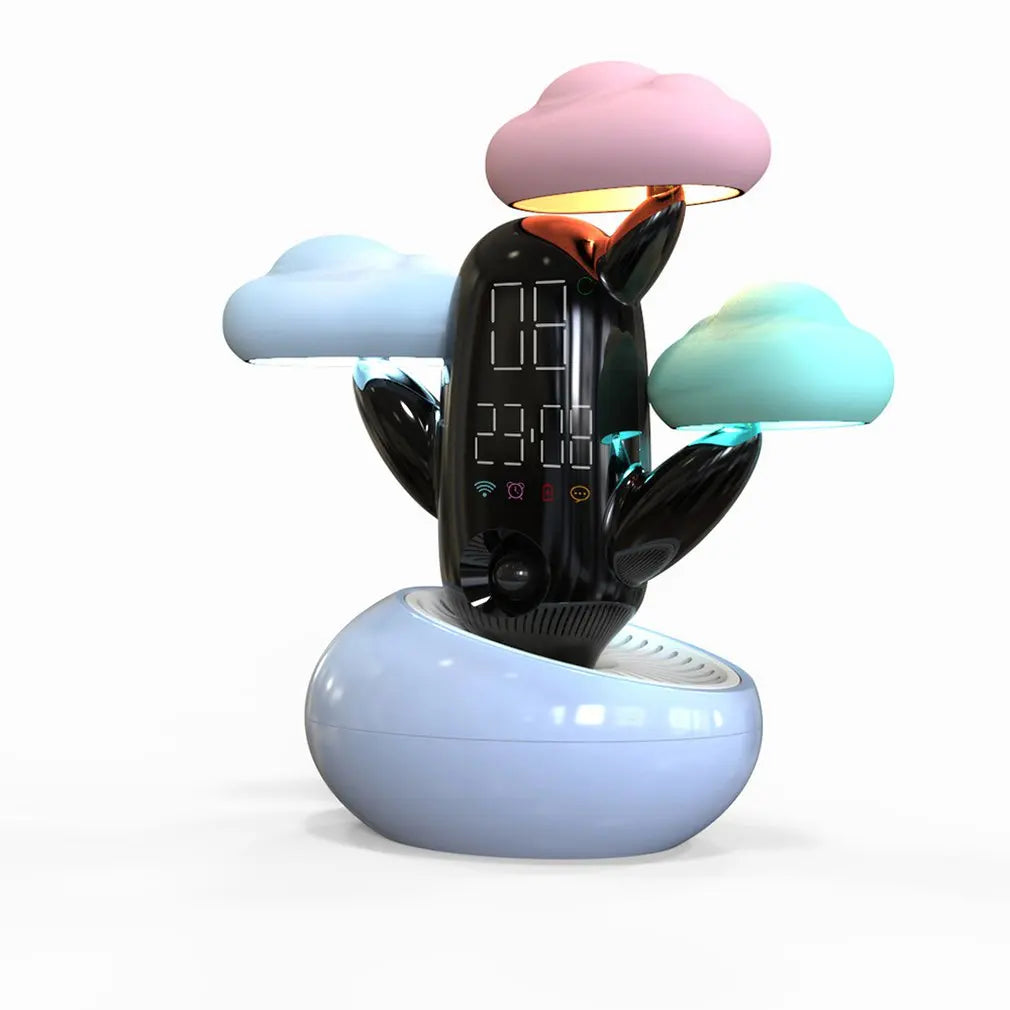 Cloud Weather Time Light Small Alarm Clock Bedside Electronic Induction Night Light - Julia M LifeStyles