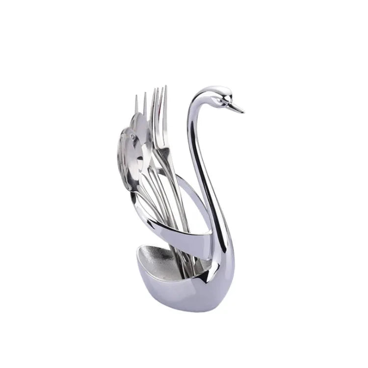 Creative Cygnus Swan Base Stainless Steel Cutlery Set Julia M LifeStyles