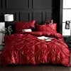 American Styles Pleated Washed Silk 3 Pieces Duvet Cover Set Wedding Julia M LifeStyles