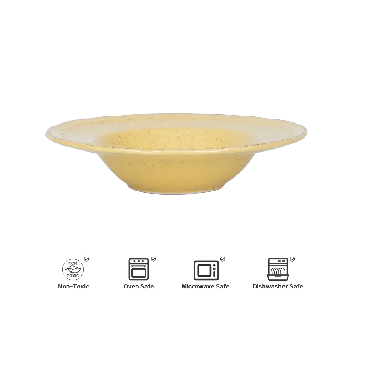 Elegant Dinnerware Set with Pasta Bowls Fine China Premium Royal Yellow Dinner Set Julia M LifeStyles