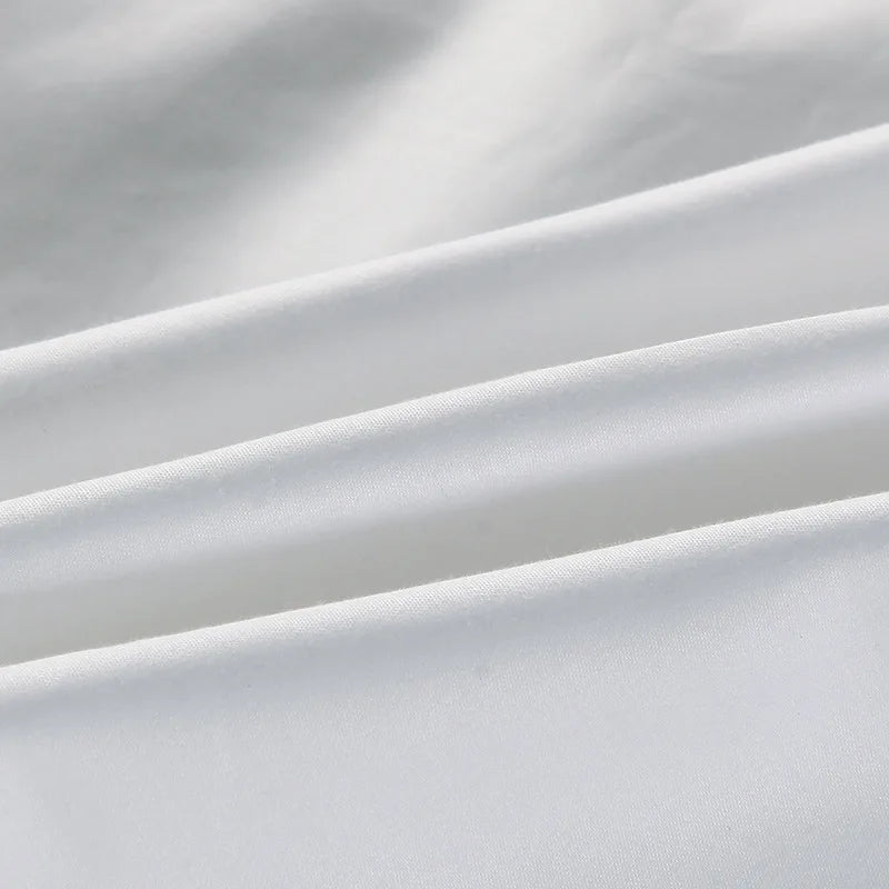 Close-up of white fabric with folds