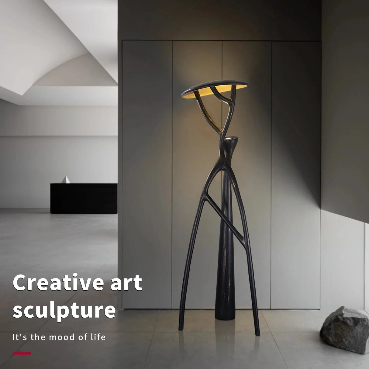 Nordic Modern LED Floor Lamp - Elegant Resin Design for Home and Hospitality Julia M LifeStyles