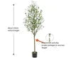Nearly Natural Small 1meter 6 Feet 6ft Large Fake Artificial Plants Outdoor 9 Feet 8 Ft 2.1m 2m Big Potted Faux Olive Tree Julia M LifeStyles