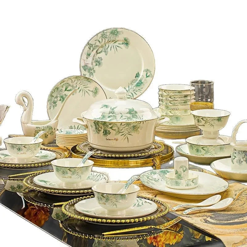 Floral Luxury Round Dinner Set – High Quality Porcelain for Elegant Dining Julia M LifeStyles