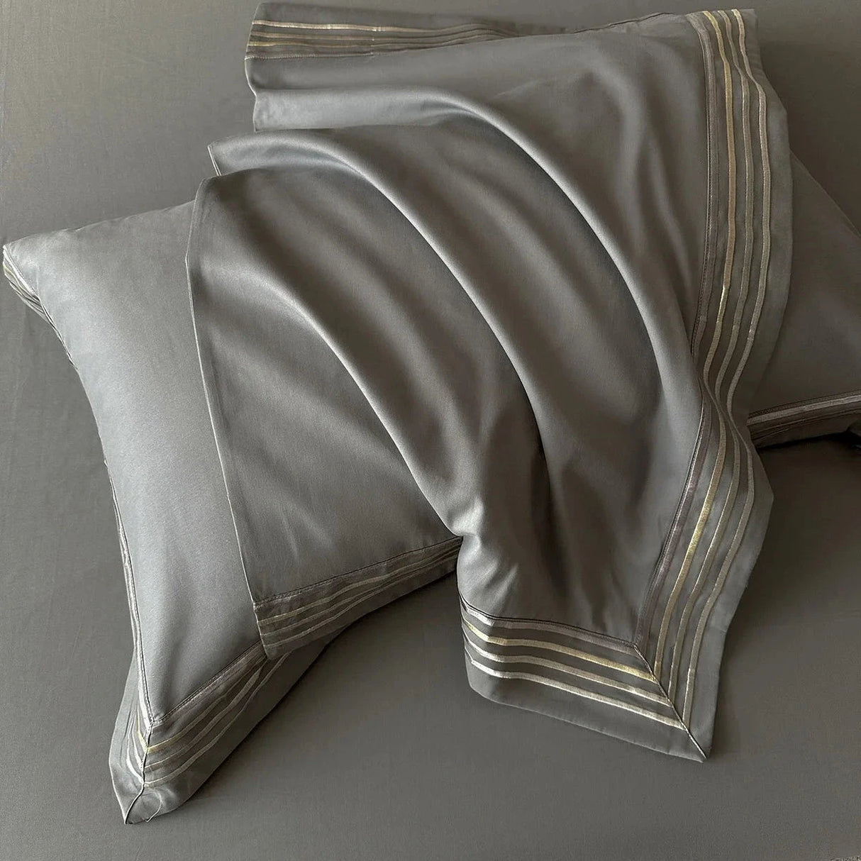 Autumn and Winter Class a Long-staple Cotton Thickened Brushed Duvet Cover Bed Sheets Four-piece Set Embroidered Bedding Set Julia M LifeStyles