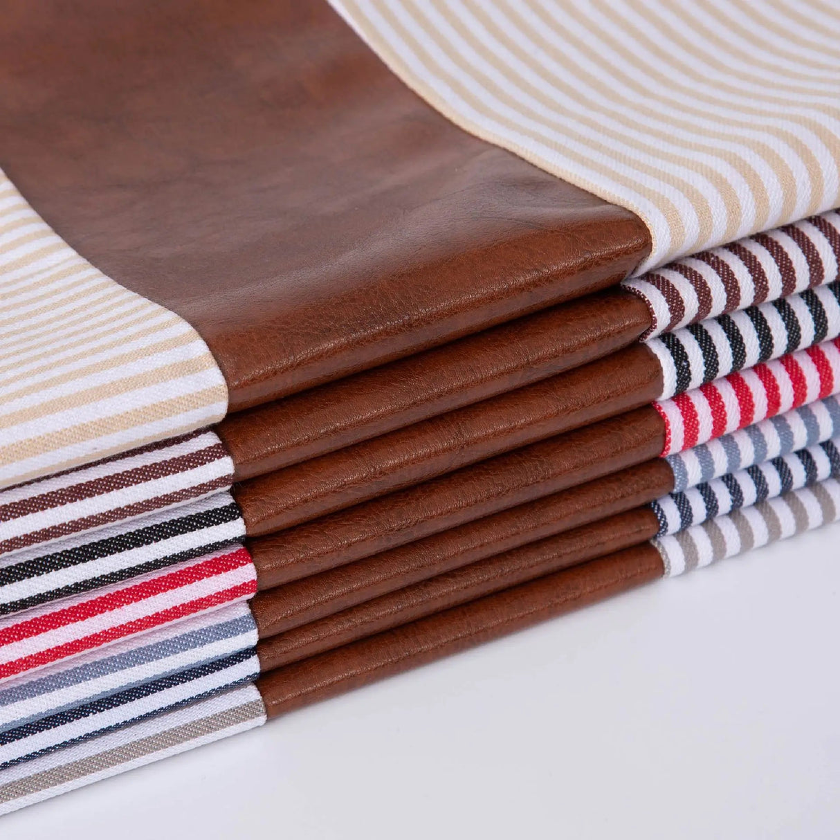 Home Decor Throw Pillow Cover Decorative Pillow Case Design Black Strips Faux Leather Patch Pillow 18x18 Geometric Cushion Cover Julia M LifeStyles