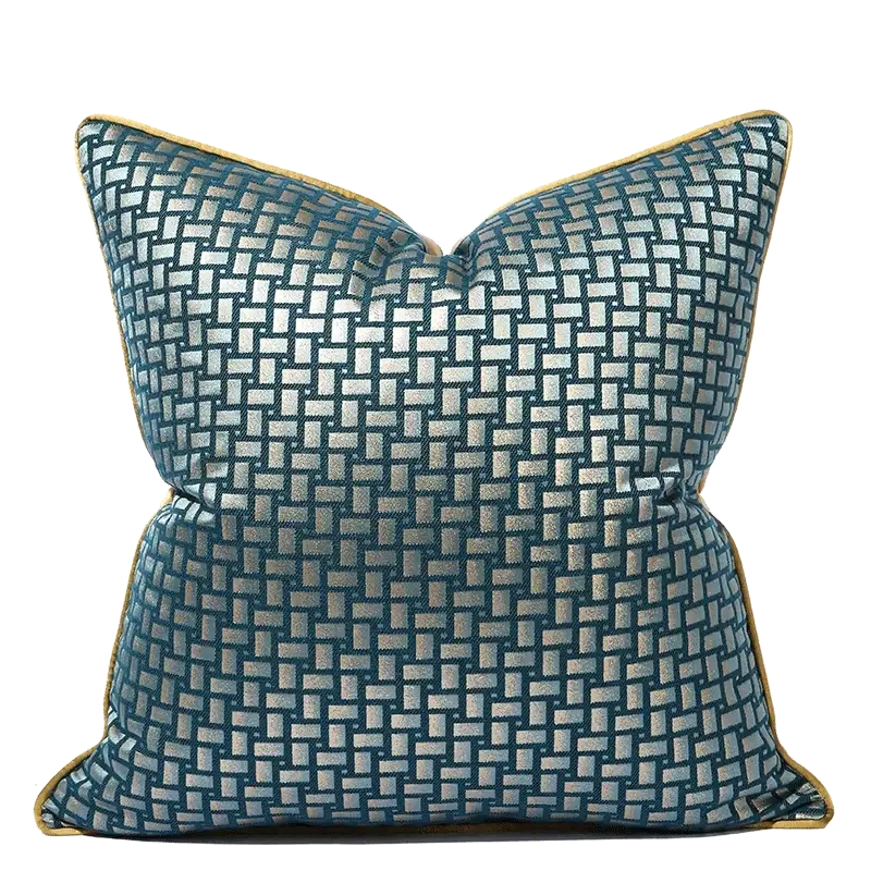 Geometric Luxury Green Pillow Covers 18x18 Inch Farmhouse Decorative Throw Pillow Covers for Home Decor Julia M LifeStyles