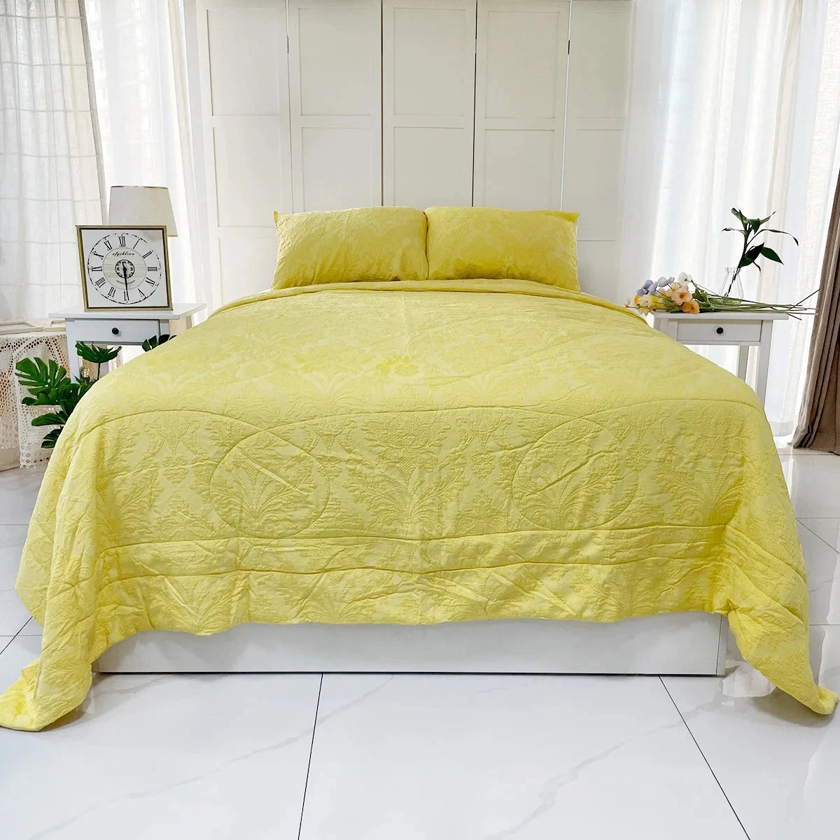 Thickened Jacquard Tuff Winter Quilt - Arctic Fleece Bedding Cover Julia M LifeStyles