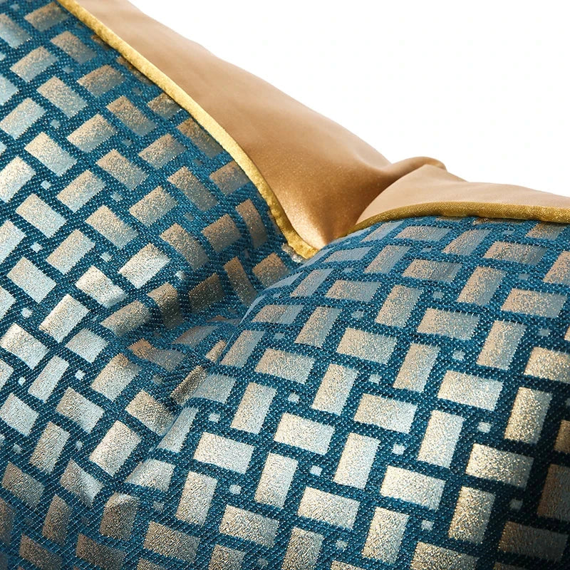 Geometric Luxury Green Pillow Covers 18x18 Inch Farmhouse Decorative Throw Pillow Covers for Home Decor Julia M LifeStyles