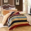 American Style Sleep Aid Flower Nebulous ultra Soft Linen Mink Sherpa Comforter Julia M LifeStyles