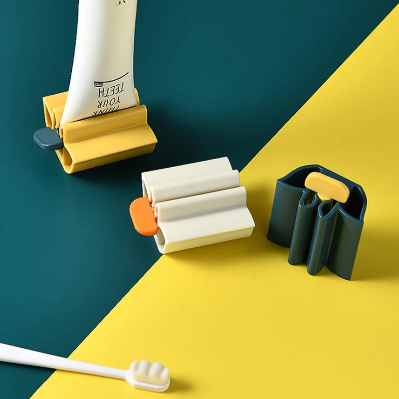 New Bathroom Accessories Toothpaste Squeezer Tooth Paste Dispenser Tube Squeezer Facial Cleanser Press Rolling Holder for Kids - Julia M LifeStyles