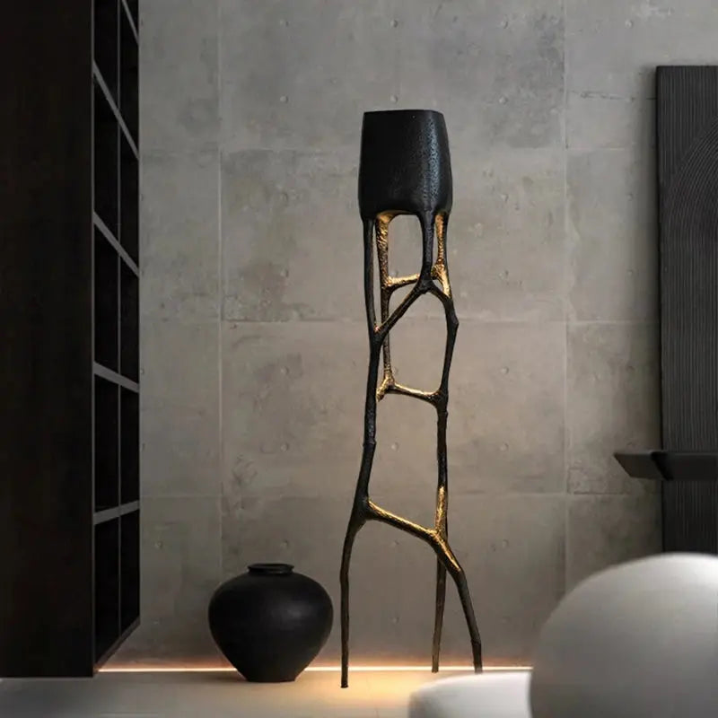 Modern Creative Ornaments Hotel Lobby Villa Large Vertical Ornaments Living Room Bedroom Floor Sculpture Lamp Julia M LifeStyles