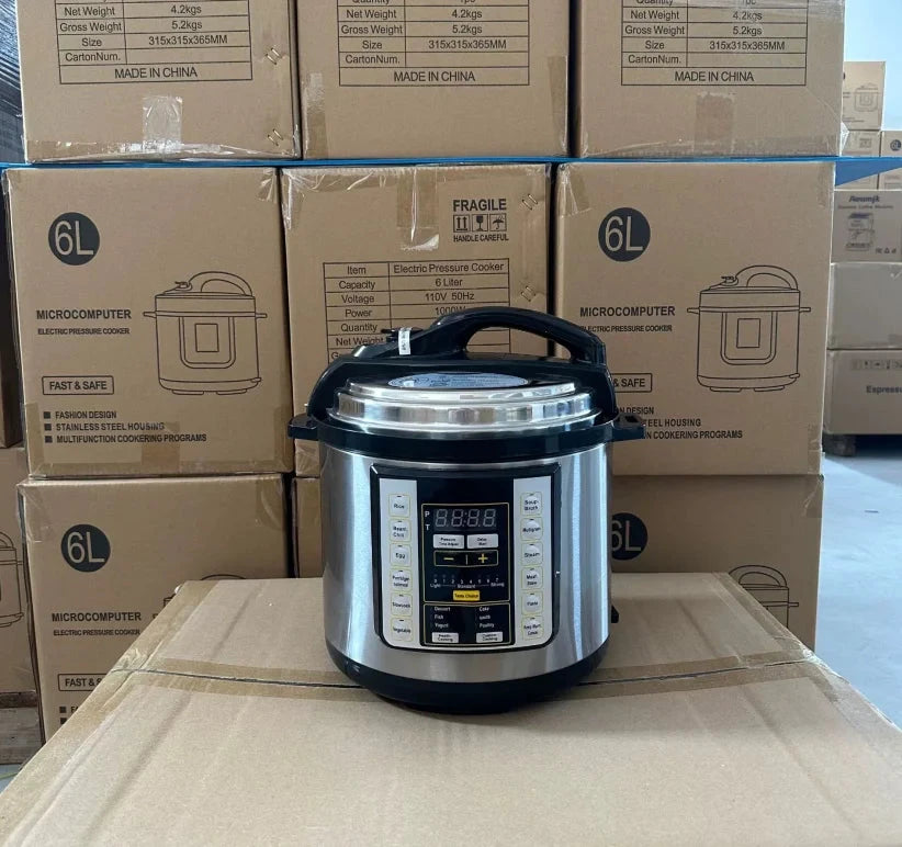 6L Multi-Functional Electric Pressure Cooker with Intelligent Features Julia M LifeStyles