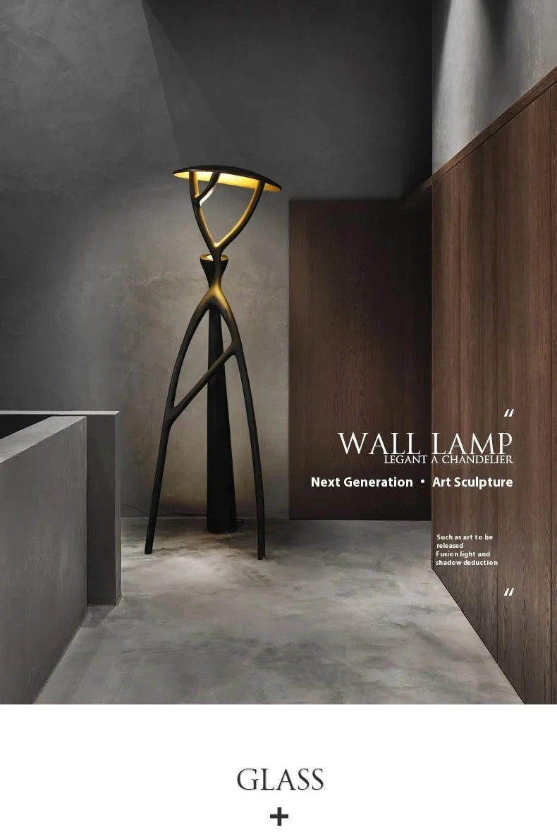 Nordic Modern LED Floor Lamp - Elegant Resin Design for Home and Hospitality Julia M LifeStyles