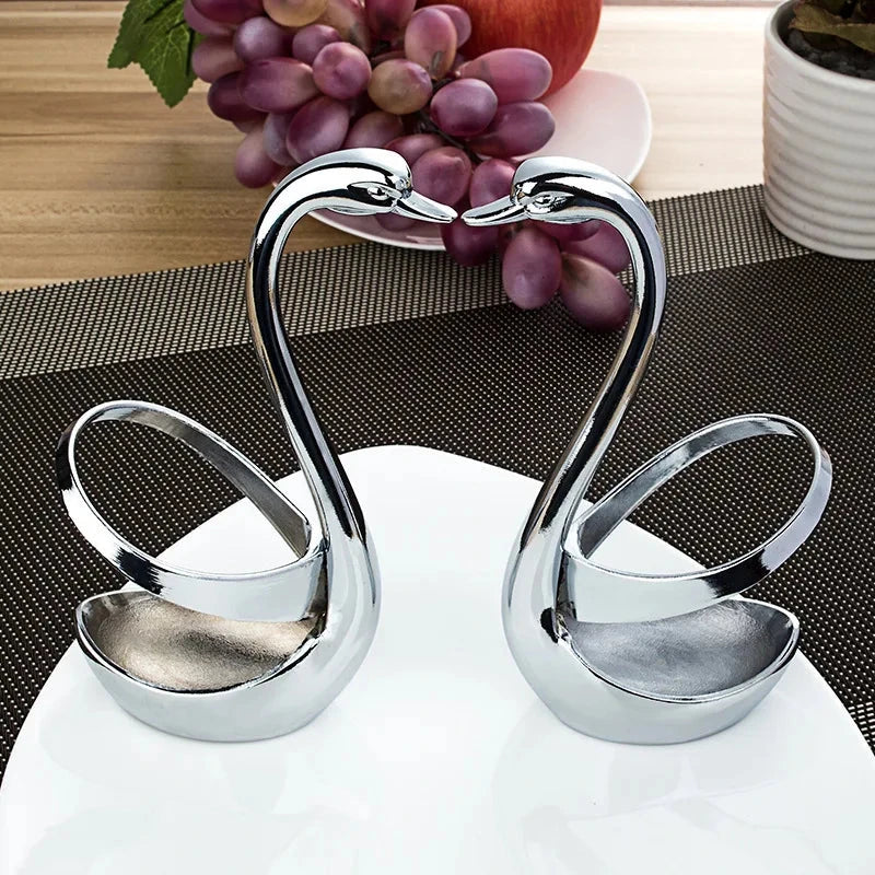 Creative Cygnus Swan Base Stainless Steel Cutlery Set Julia M LifeStyles
