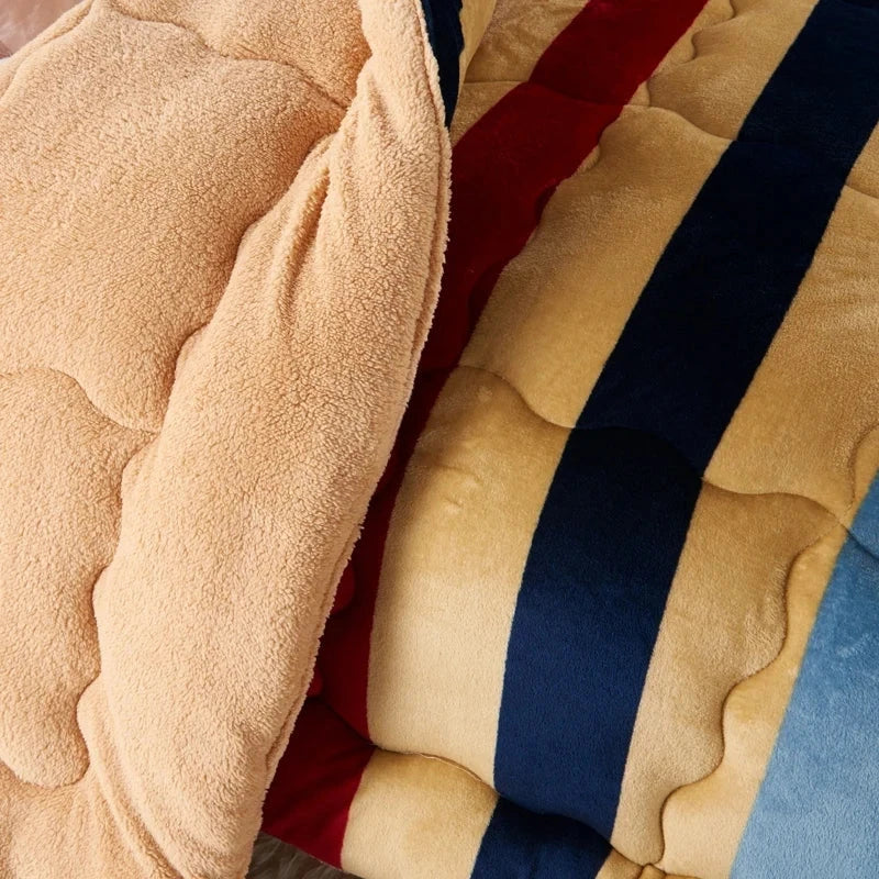 American Style Sleep Aid Flower Nebulous ultra Soft Linen Mink Sherpa Comforter Julia M LifeStyles