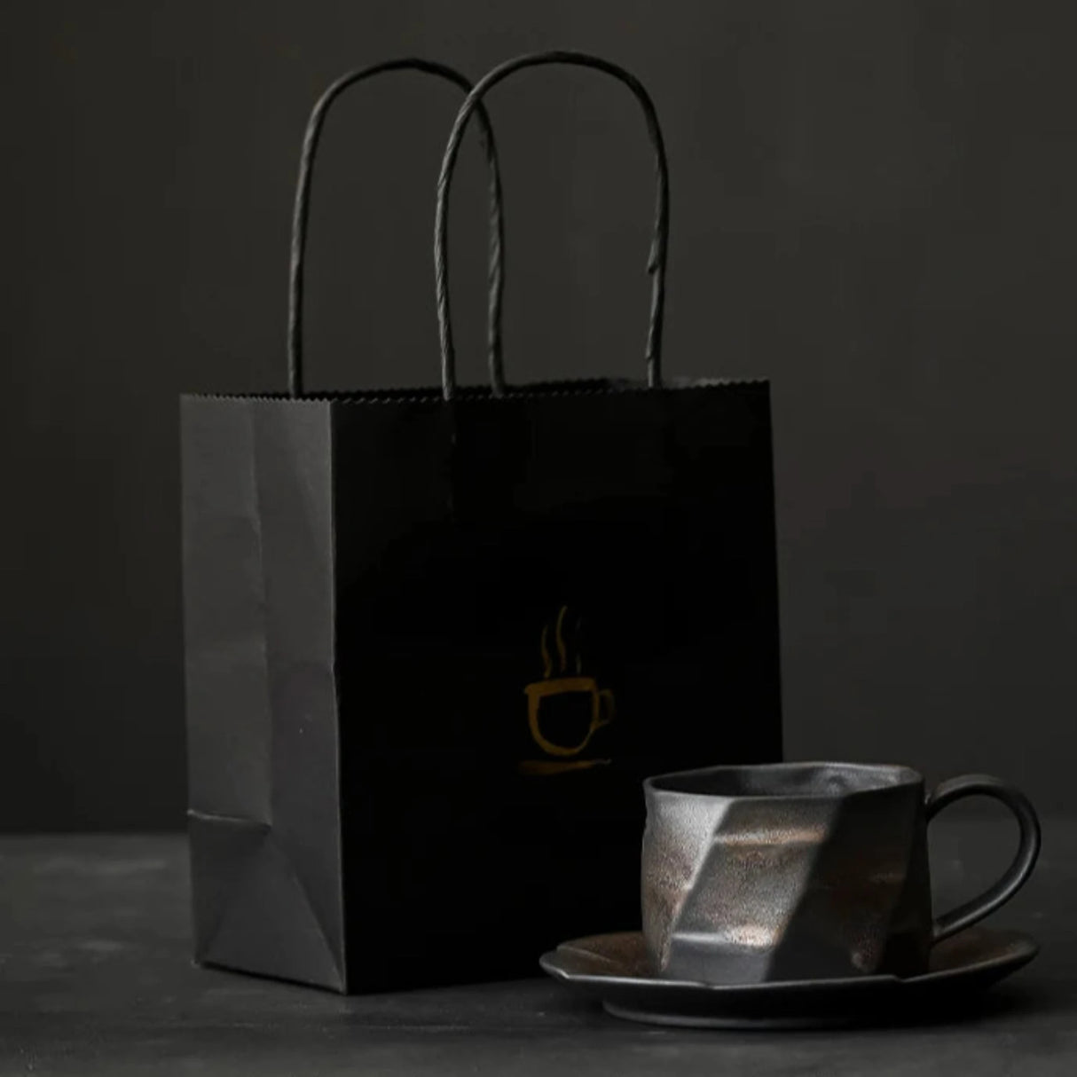 Elegant Ceramic Coffee Mug with Lid and Spoon - Eco-Friendly Gift Set Julia M LifeStyles