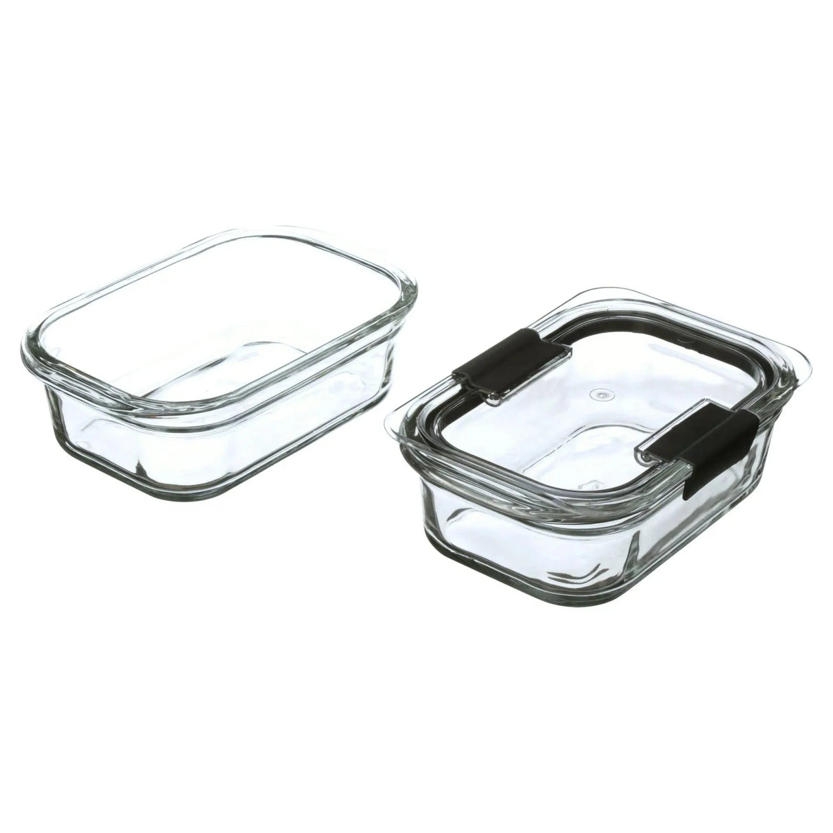 Set of 4 Glass Food Storage Containers with Latching Lids Freezer Safe for Home Kitchen Use for Back to School Julia M LifeStyles