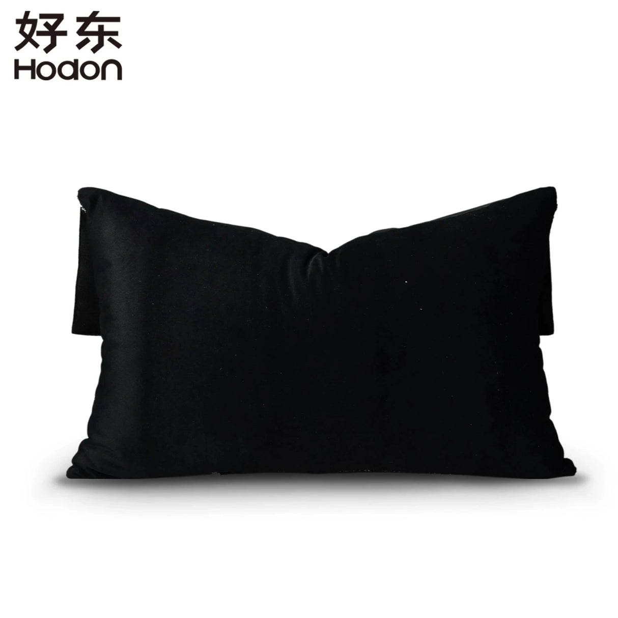 Light Luxury Splicing Black Decorative Waist Pillow Julia M LifeStyles