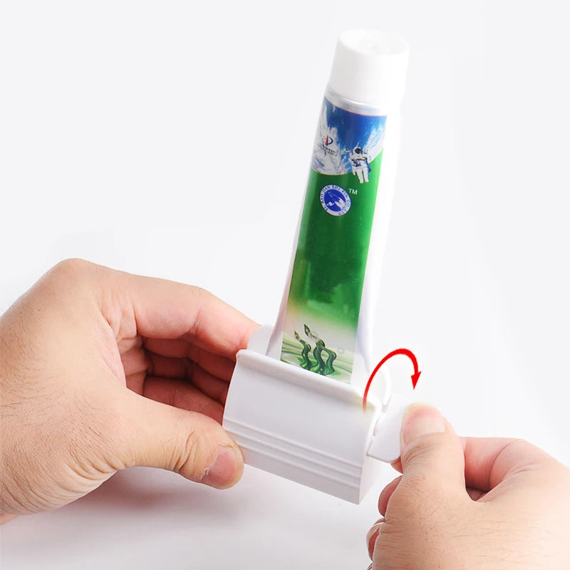 New Bathroom Accessories Toothpaste Squeezer Tooth Paste Dispenser Tube Squeezer Facial Cleanser Press Rolling Holder for Kids - Julia M LifeStyles