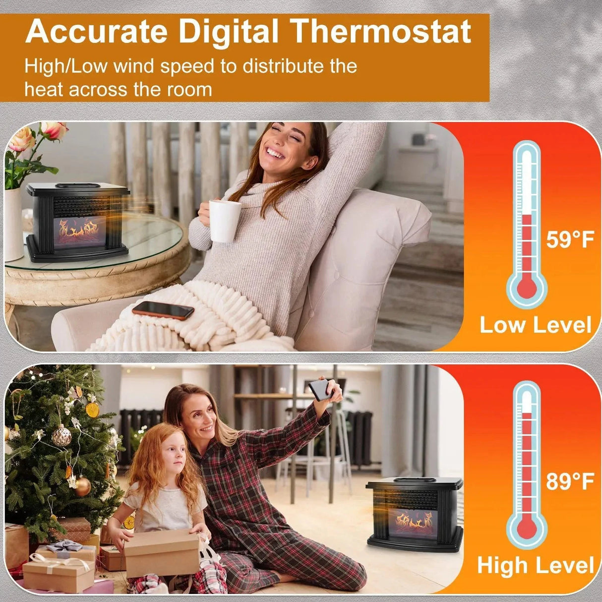 800W Electric Fireplace Heater Remote Control Accurate Digital Thermostat Timer Setting Insert AU Artificial Flame Stove Julia M LifeStyles