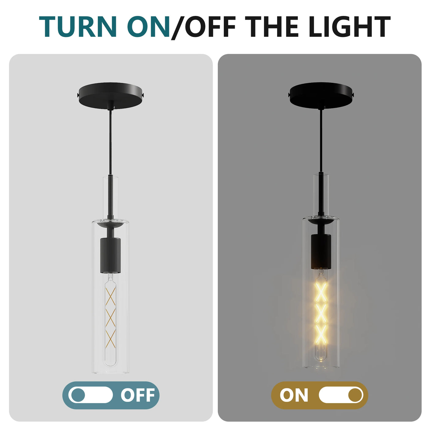 Noir Lumière™ Glass Pendant Collection