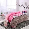 American Style Sleep Aid Flower Nebulous ultra Soft Linen Mink Sherpa Comforter Julia M LifeStyles