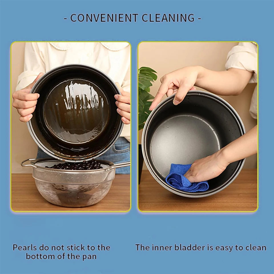 Boba Cooker Commercial Boba Pot 16L Automatic Pearl Tapioca Cooker for Boba Tea & Bubble Tea & Milk Tea Touchscreen Julia M LifeStyles