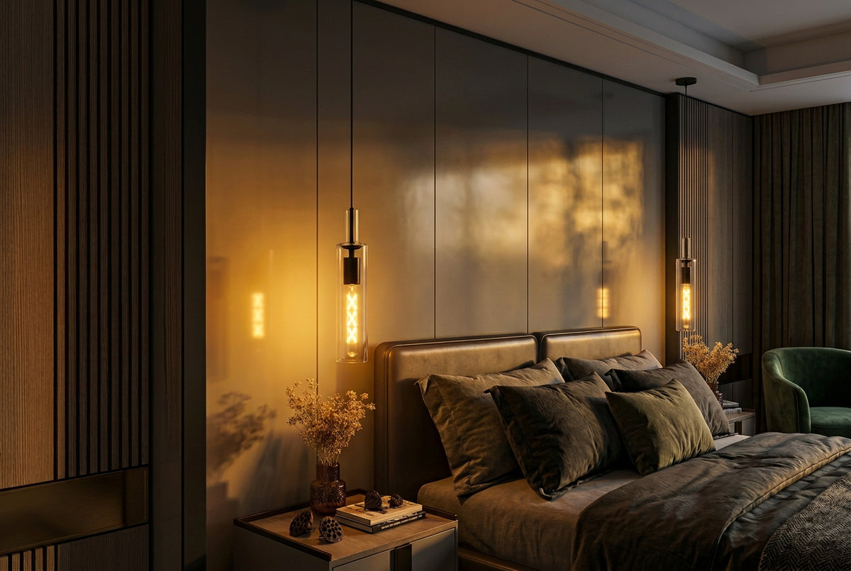 Noir Lumière™ 3-Light Glass Pendant Set