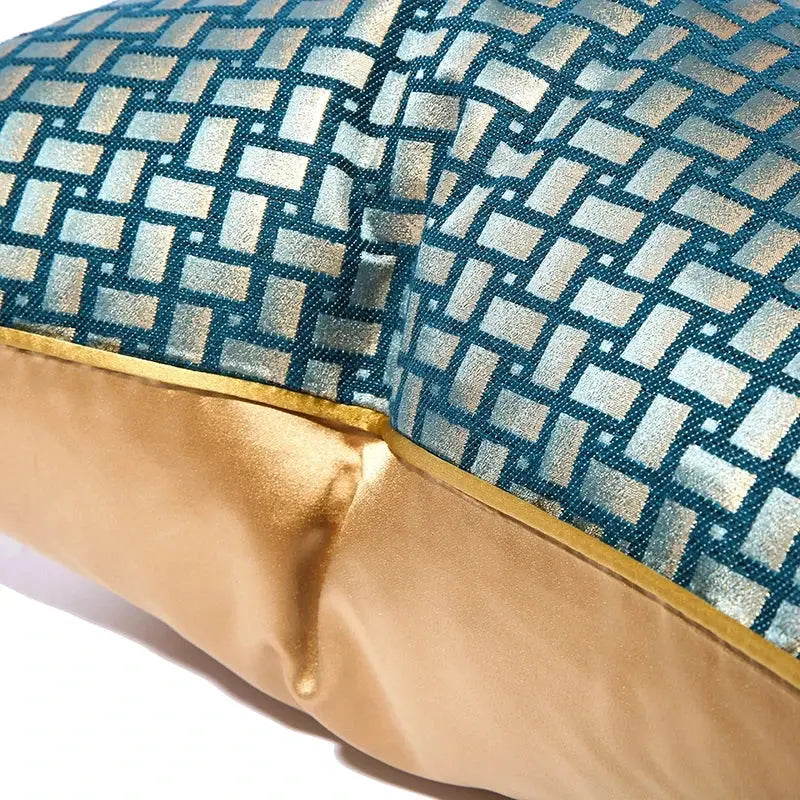 Geometric Luxury Green Pillow Covers 18x18 Inch Farmhouse Decorative Throw Pillow Covers for Home Decor Julia M LifeStyles