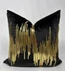 New Style Cushion Cover 50x50 Art Design Black Pillowcase Modern Black Luxury Pillow Covers 18x18 20x20 Inches Julia M LifeStyles