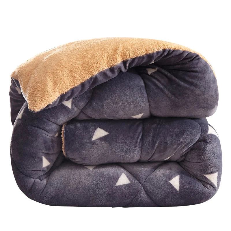 American Style Sleep Aid Flower Nebulous ultra Soft Linen Mink Sherpa Comforter Julia M LifeStyles