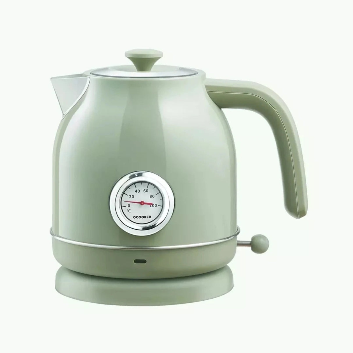 Retro Electric Kettle with Temperature Display - 1.7L Stainless Steel - Julia M LifeStyles