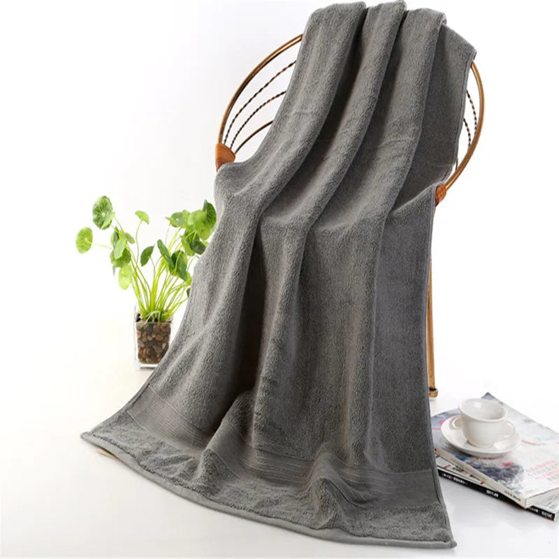 Egyptian Cotton beach towel Terry Bath Towels bathroom 70*140cm 650g Thick Luxury Solid for SPA Bathroom Bath Towels for Adults - Julia M LifeStyles