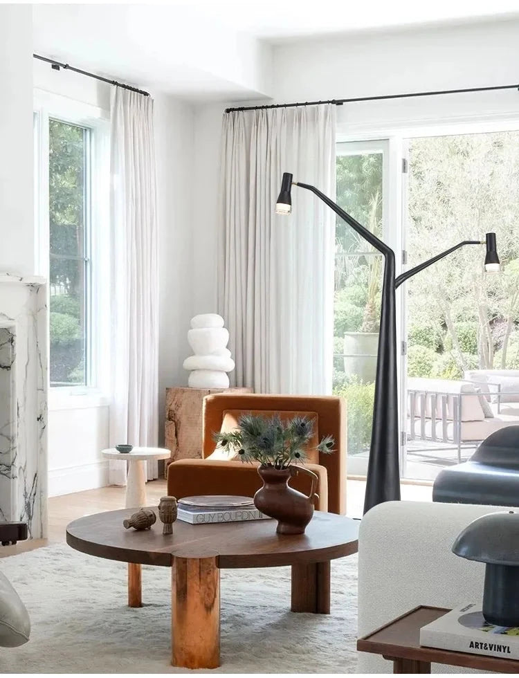 Nordic Modern LED Floor Lamp - Elegant Resin Design for Home and Hospitality Julia M LifeStyles