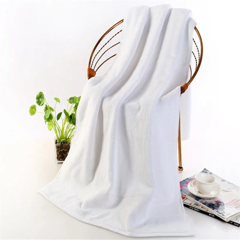 Egyptian Cotton beach towel Terry Bath Towels bathroom 70*140cm 650g Thick Luxury Solid for SPA Bathroom Bath Towels for Adults - Julia M LifeStyles