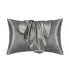 Wholesale Professional Luxury Super Soft Silky Pillow case Solid Color Silk Satin With Envelop Closure Julia M LifeStyles